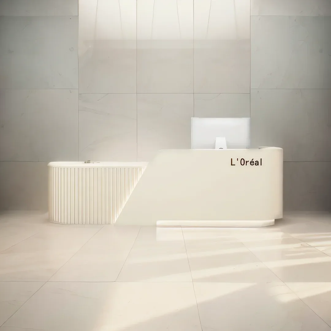 سوبر ماركت طاولة مكافحة المنبر مكتب ركن الكنيسة الحديثة مع تخزين أثاث أتيليه منبر مكتب Escritorio بسيط #6