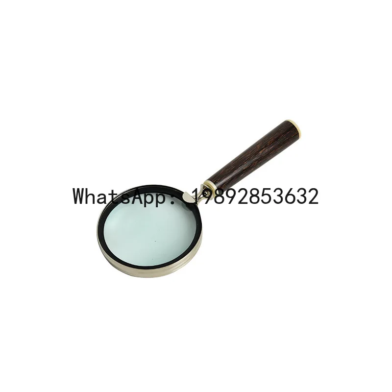 Hys retro ornament magnifying glass living room bedroom home decor ornament brass mirror