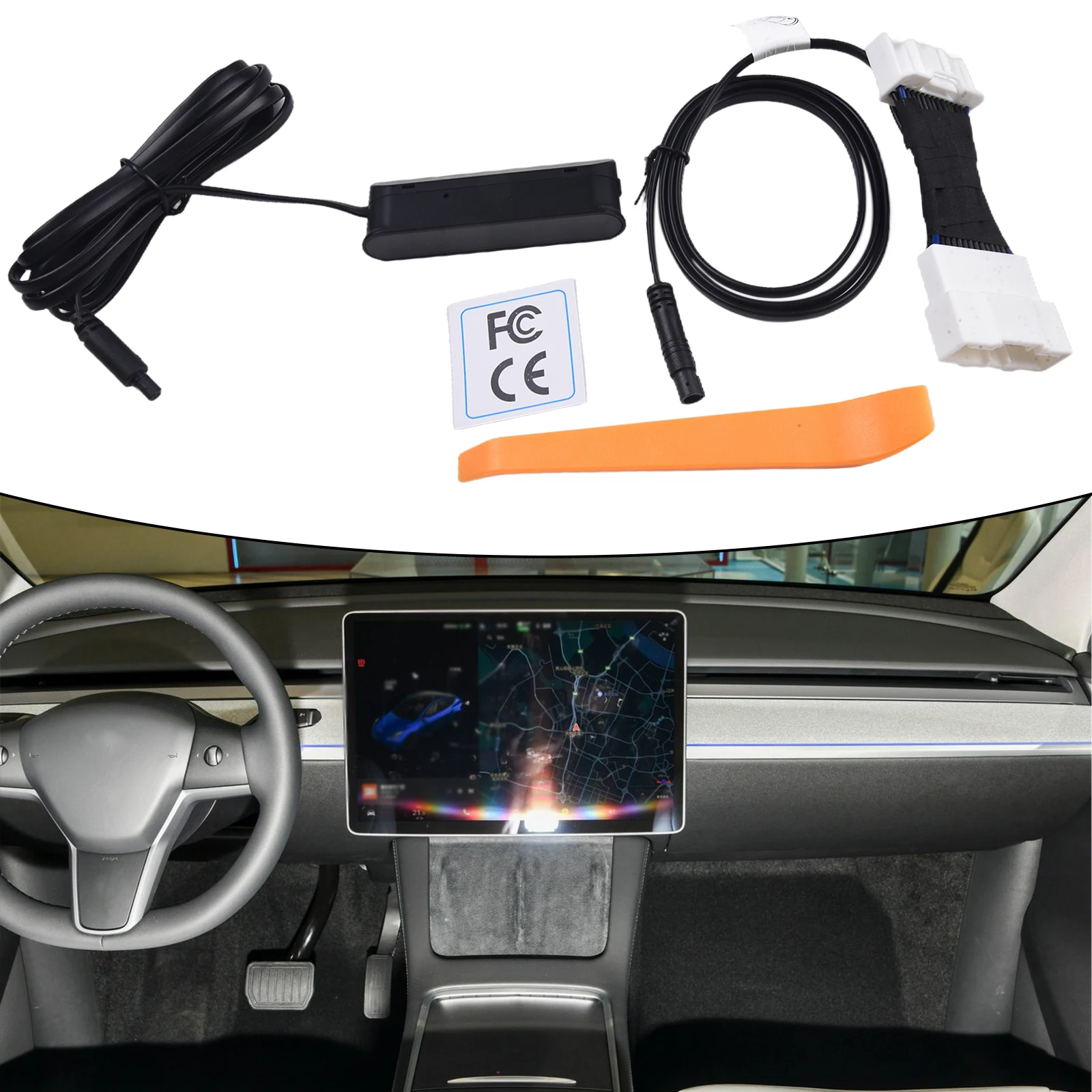 Mini HUD Heads Up Display ABS+PC Material About 87.5*17*30 Mm Black Car Truck Parts Easy Installation Accessories images - 6