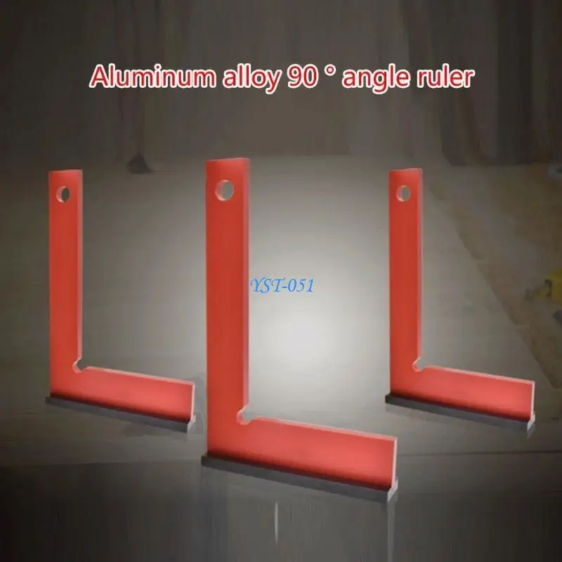 

E15A 90 Degree Positioning Square Right Angled Clamps Aluminum Woodworking Carpenter Corner Clamping Square Tool