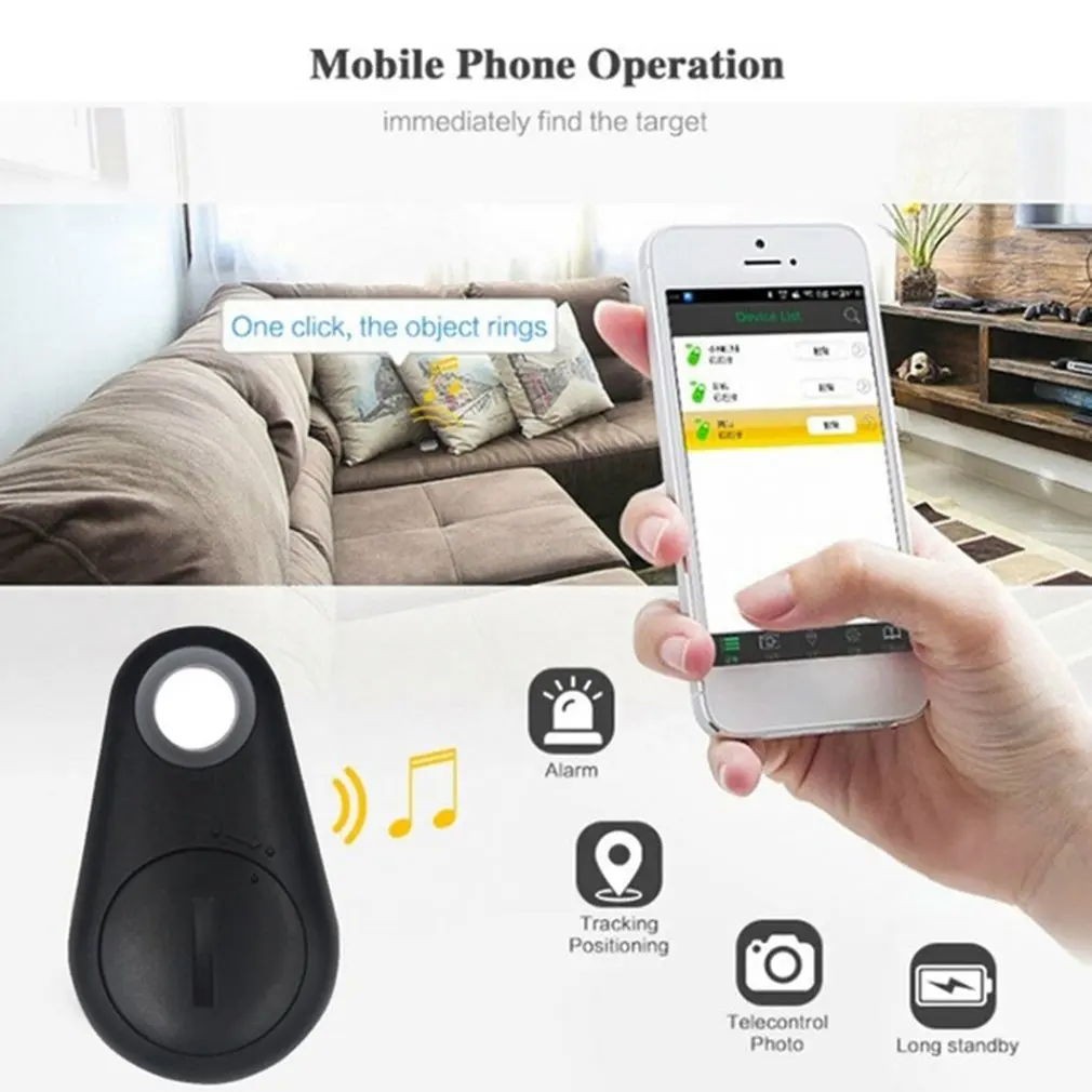 Mini Waterdrop GPS Tracker Smart Wireless Anti Finder Alarm GPS Locator Positionierung Portemonnee Haustier Sleutel Dropshipping