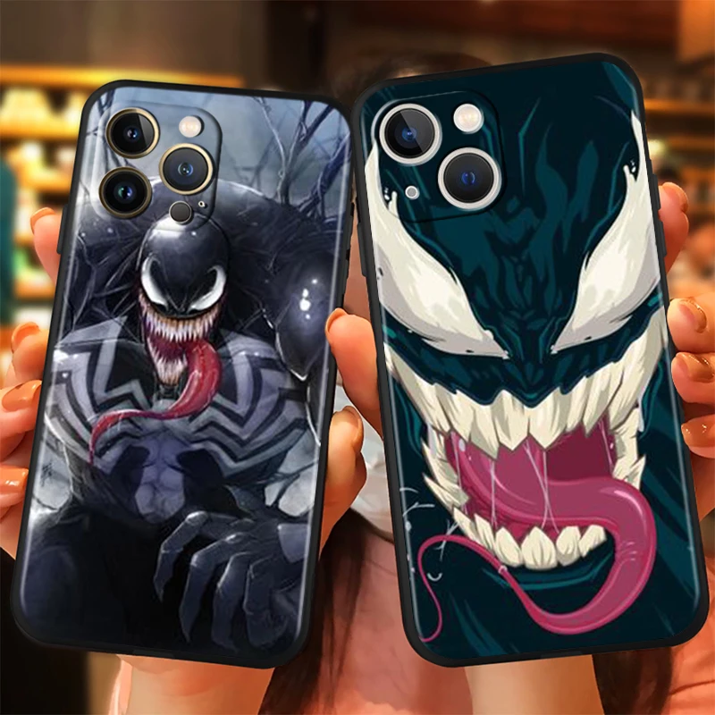 Mutant creature cool Case For Apple iPhone 14 13 12 11 Pro Max Mini XS Max X XR 7 8 Plus SE2020 TPU Black Phone Cover Coque Core