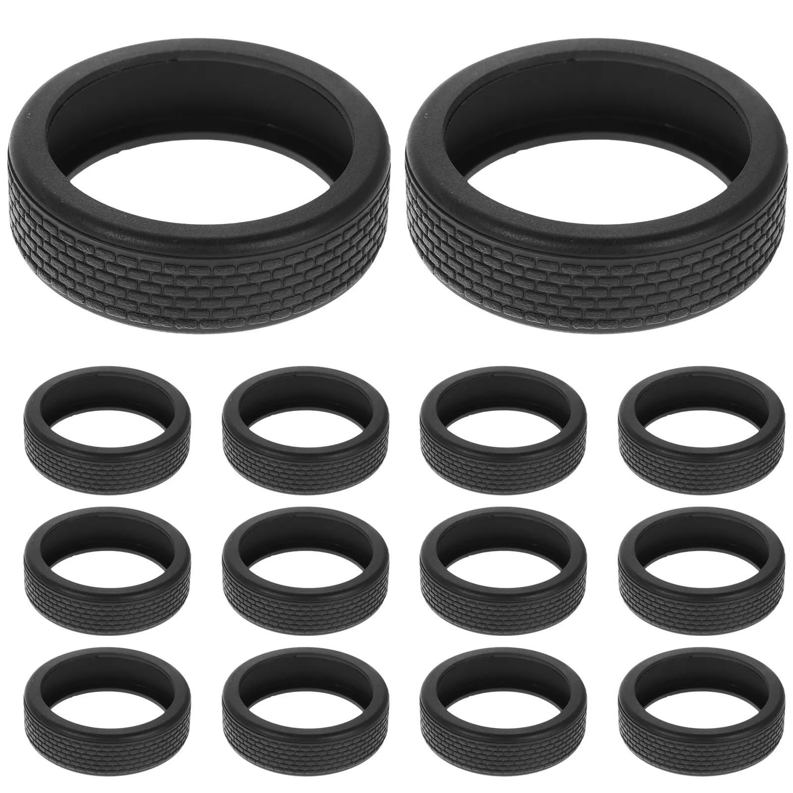 

14Pcs Luggage Wheel Covers Silicone Suitcase Wheel Protection Cover Noise Reducing Wear Resistant Travel Gear Luggage Tire Cover