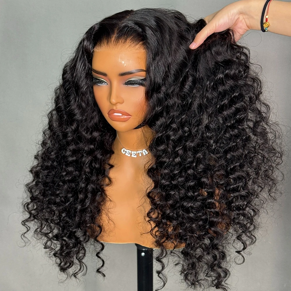 Wig Gelombang Longgar Kepadatan 400 13×6 HD Wig Renda Frontal 360 HD Wig Renda Frontal Rambut Manusia Wig Gelombang Dalam Remy Brasil Preplucked