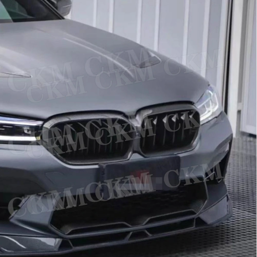 

Carbon Fiber Car Front Bumper Air Vent Trim Splitters Cover Foglight Decoration Trims Auto for BMW 5 Series F90 M5 LCI 2022+