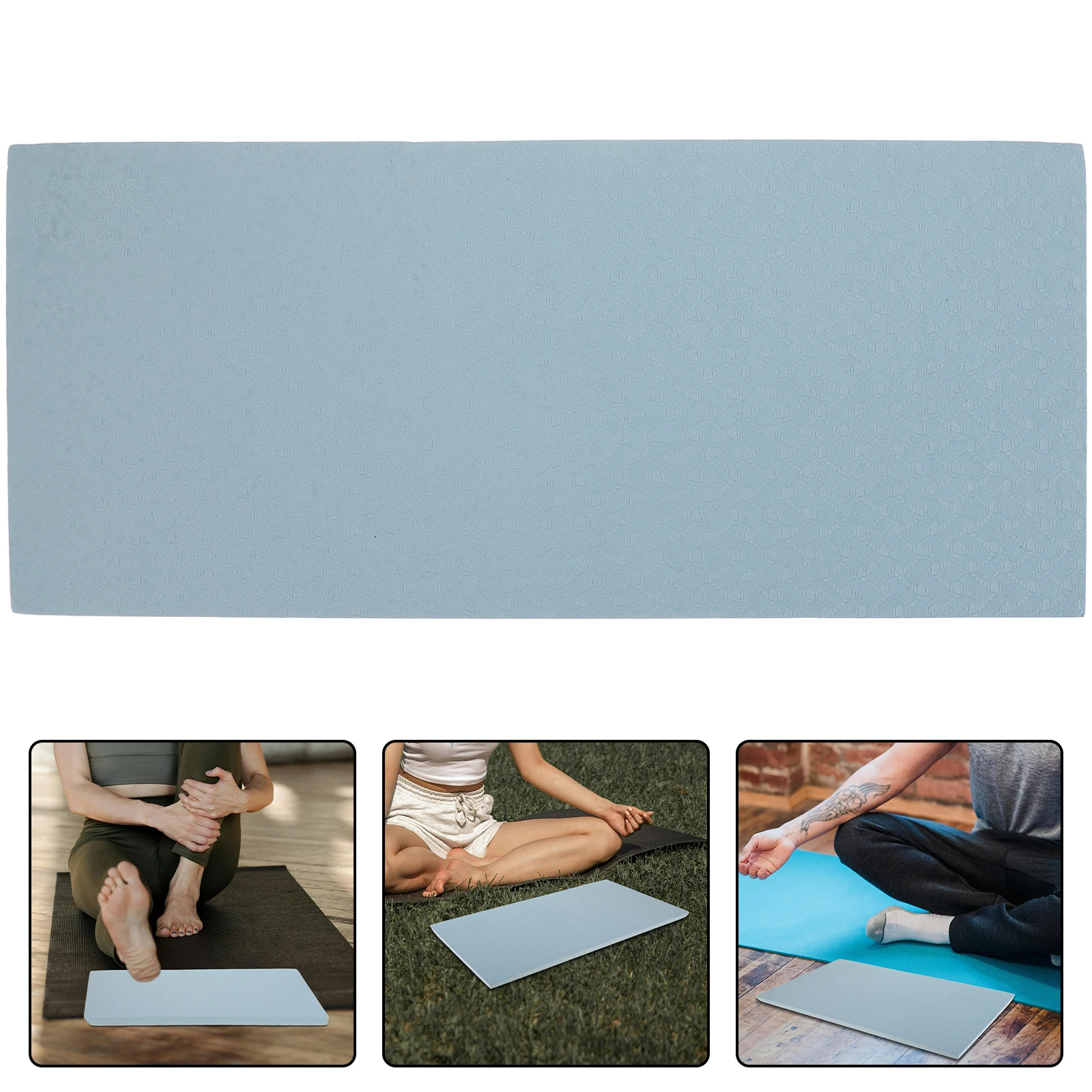 

Fitness Plank Support Mat Thickened Yoga Aid Soft Single for Exercises Mats Stability Balance Training