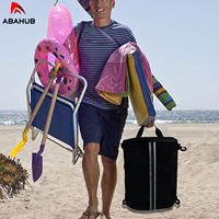 ABAHUB  A 600D Waterproof SUP Deck Bag - Surfboard Storage with Swivel Spring Hook & Reflective Strips, Heavy-Duty Dry Bag for P