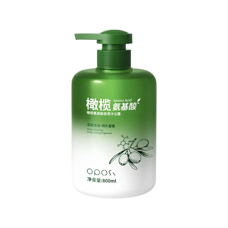 Olive Amino Acids Shower Gel, Long Lasting Fragrance, Refreshing & Oil Control, Hydrates & Soothes Itchy Skin