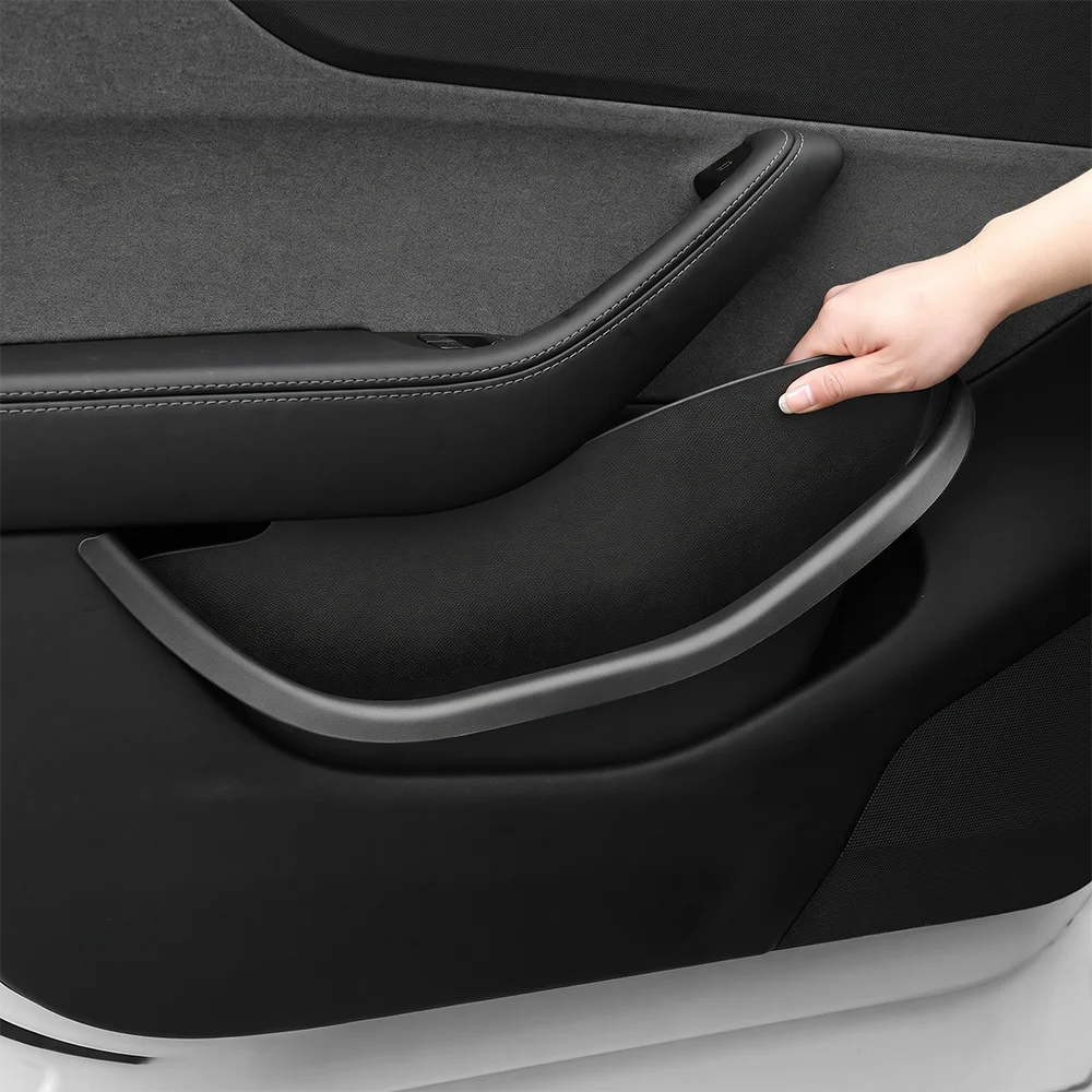 For Tesla Model Y Juniper 2025 Car Side Door Handle Storage Box Tray Organizer Slot Case Auto Interior Accessories