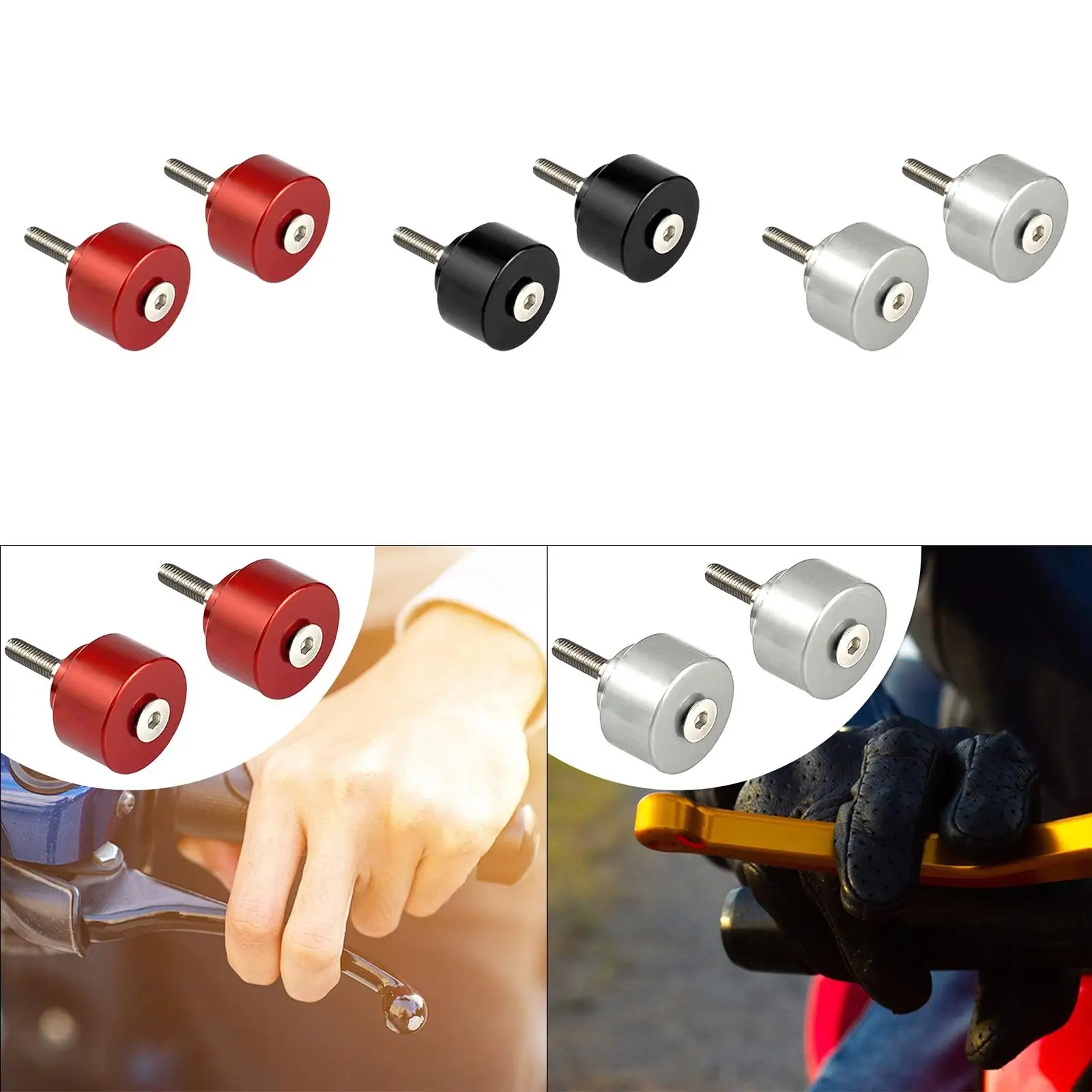 

Handlebar Plug Grip Bar End Plug Compatible Replace Parts Bar Grips Caps Cover Handlebar Bar End Plugs Caps for Honda ct125