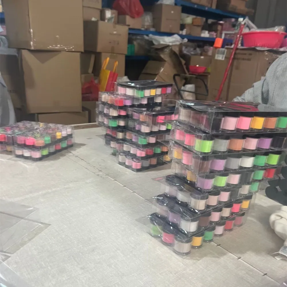 18 色/セットネイルパウダーアート 10 グラムグリッター星空シュガーセーターパウダースターライト効果マニキュア UV ジェルポリッシュ装飾顔料