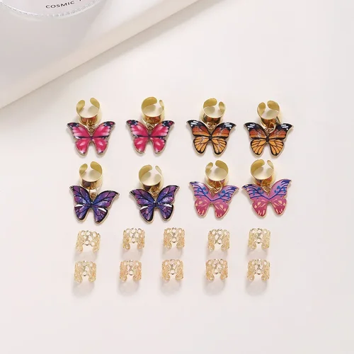 Imagen 2 del producto Trenzas para el cabello, trenzas sucias, horquilla con cuentas, accesorios para el cabello, tocados para mujeres y niñas, anillos para el cabello con rastas, Clip para puños ajustables