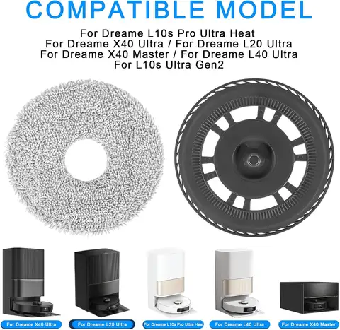 오리지널 패들 트레이 dreame L20 Ultra/L30 Ultra/X40 Ultra/X30 Master One, 패들 홀더, 예비 부품