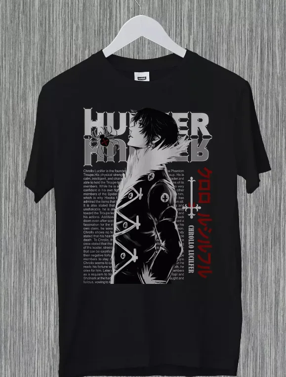 Chrollo Lucilfer Phantom Troupe 0 Leader Hunter X Hunter Anime Funny Gift TShirt