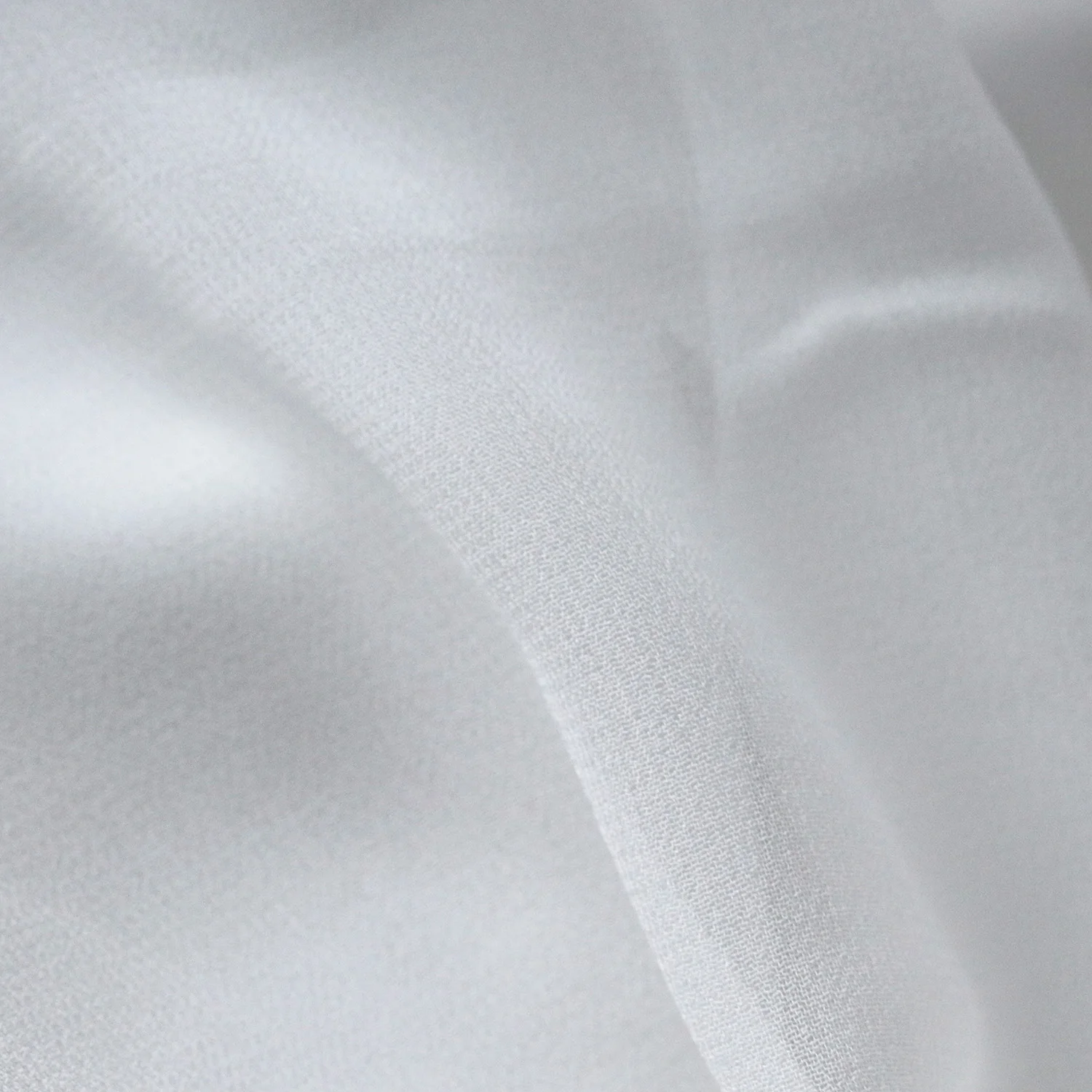 8 مومي 55 بوصة واسعة بالمتر أبيض صلب 100% أقمشة جورجيت حرير طبيعي وشاح زفاف بطانة شاش مادة كريب حريري يوريو #3