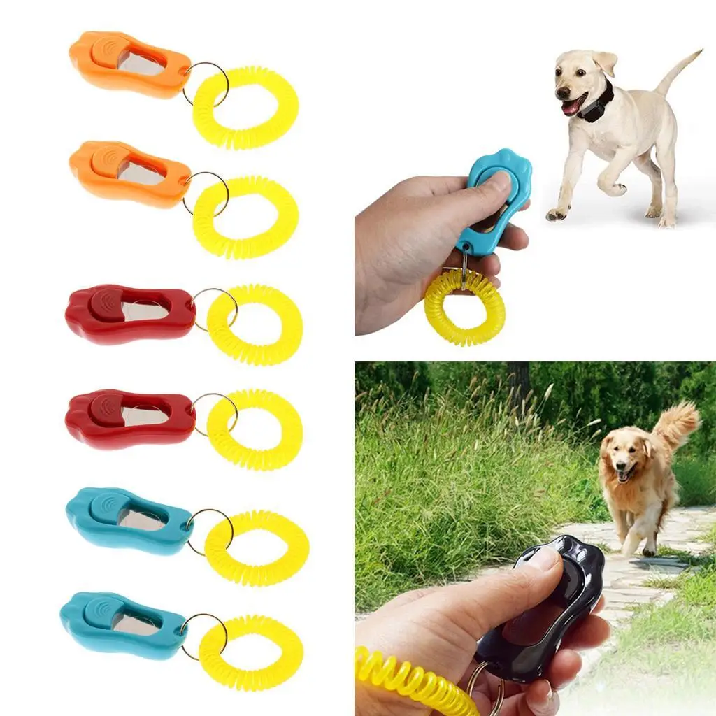 Clicker for Dogs High Grade Plastic Positive Training Tool for Obedience and Pet Accessories Canine Supplies