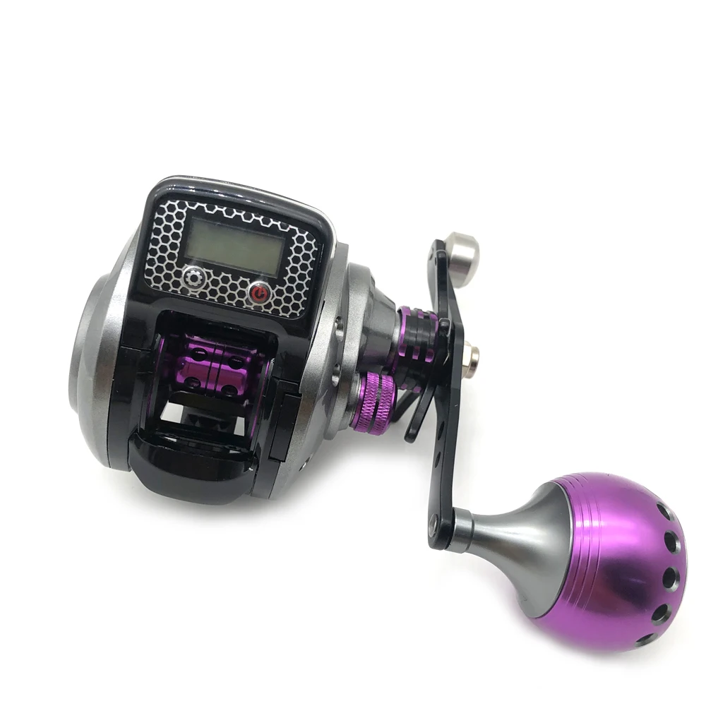 Imagem -02 - Baitcasting Fishing Reel com Display Digital Linha Eletrônica Contador Sea Rod Lure Reel Metro Ponte Roda 6.3:1 16 Mais 1bb