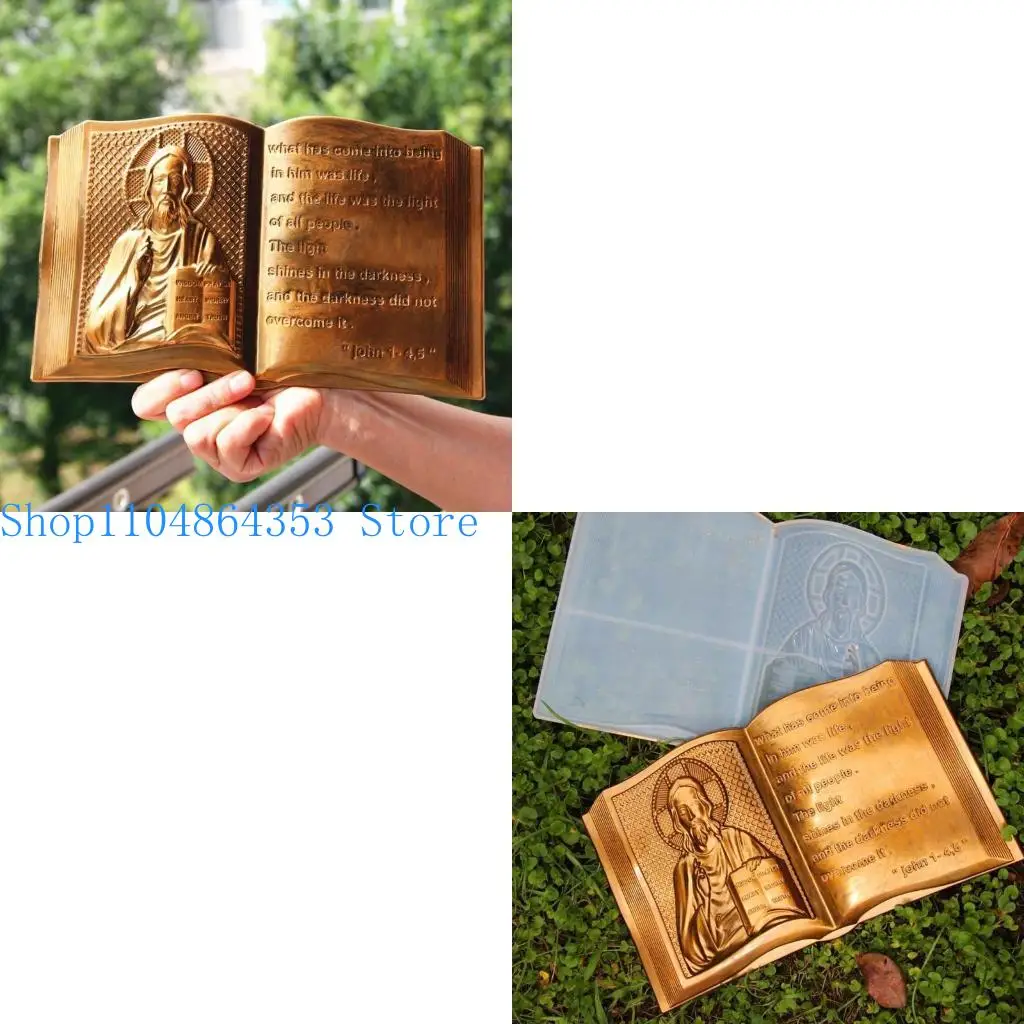 

652F Силиконовая плесень для поставки DIY Bible Fool Lizer Book Supplies