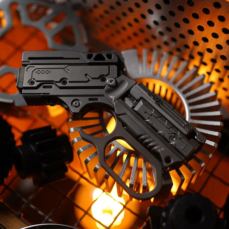 

1PC Iron Curtain Venom Machine Soul Linkage Card Push & Egg Flick Zirconium Alloy EDC Fidget Gyro ADHD Focus Stress Relief Toy