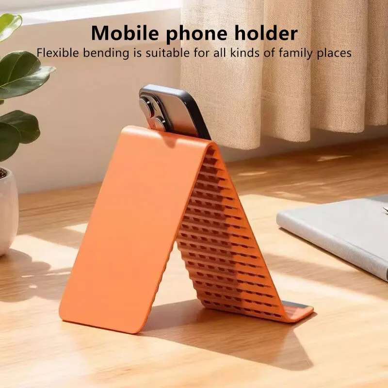 2026 Portable Silicone Mobile Phone Holder Lazy Bracket Creative Flexible Foldable Multi-Angle Adjustable Tablet Desktop Stand - view 5