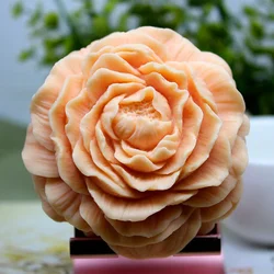 16.5cm Peony Silicone Candle Mold Extra Large 3D Flower Aromatherapy Plaster Resin Making Tool Diy Chocolate Cake Soap Mould