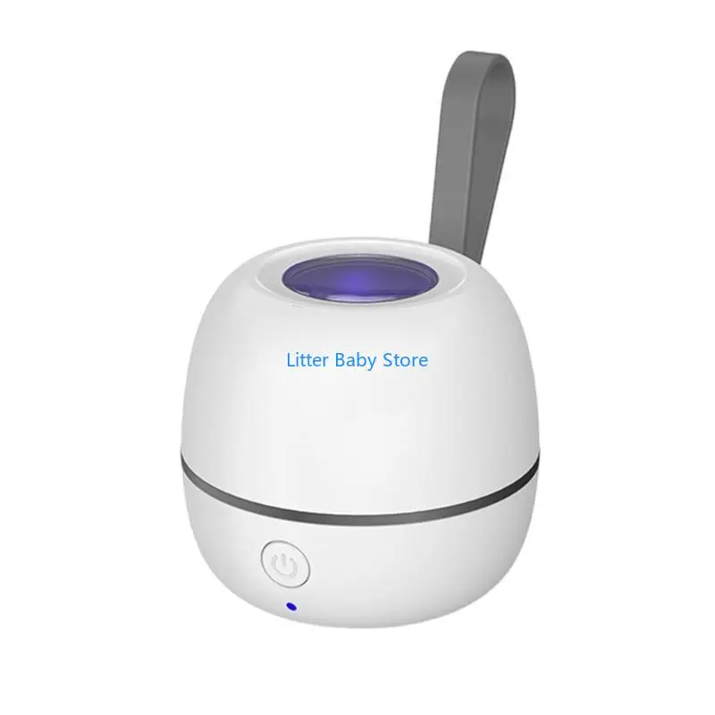 N80C Thân thiện với du lịch Lưu trữ núm vú giả Làm sạch hiệu quả Pin dung lượng 400mAh tích hợp có đèn LED