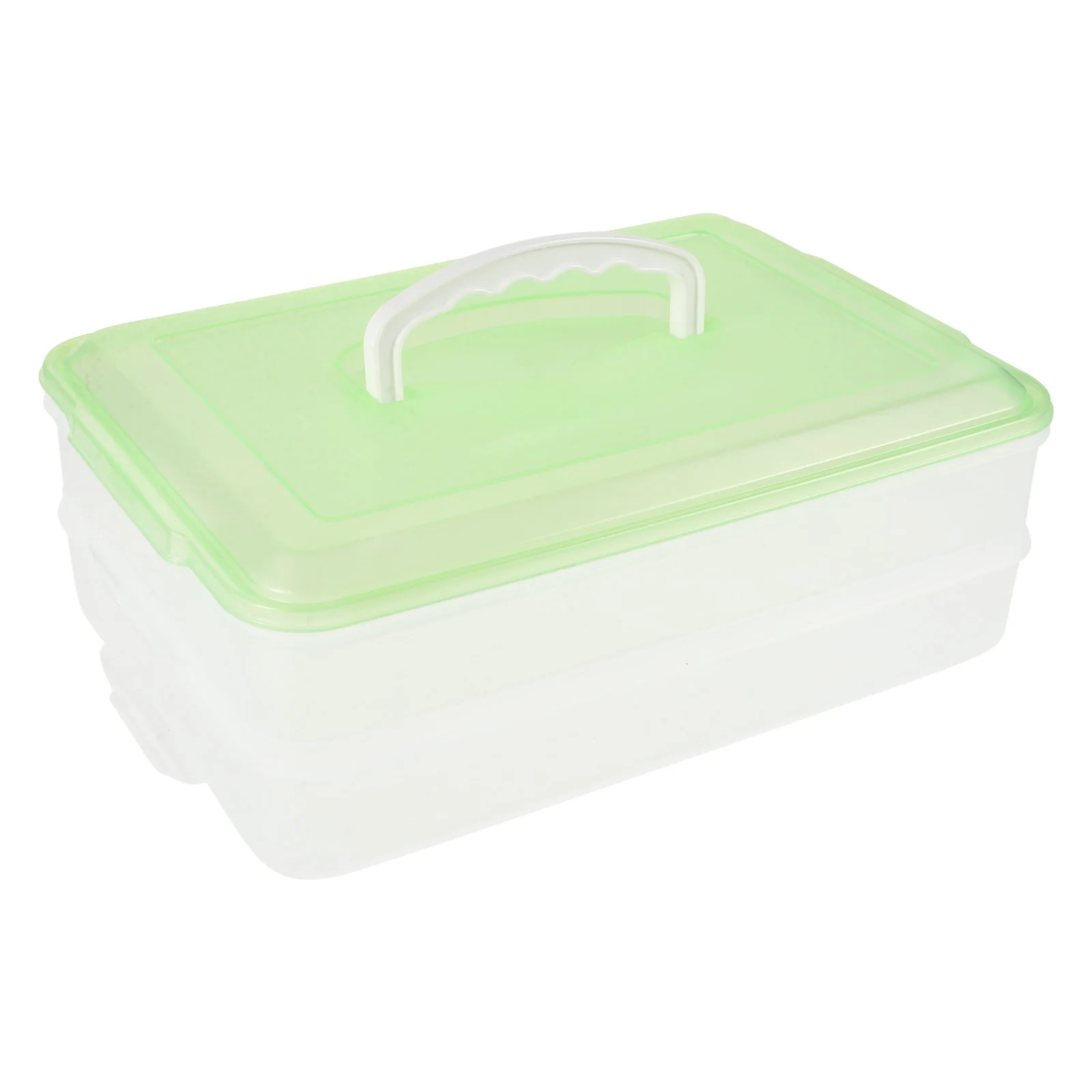 

Dough Tray Storage Box Refrigerator Organizer Bins Multifunction Freezer Holder Fridge Dumpling Container Plastic Kitchen