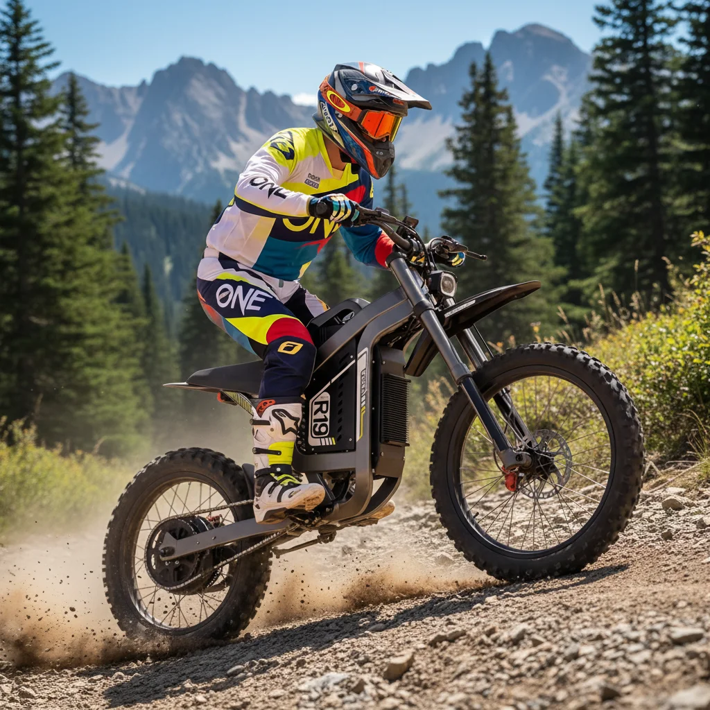 Electric Dirt Bike for Adults,3000W Off-road E-bike ,Peak Power 9000W Coswheel 2026 New R19 E-Dirt Bike with 72V 40Ah Battery