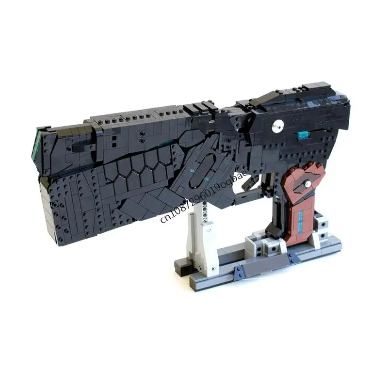 Novo 1608 pçs popular espaço tecnologia série moc psico pass dominador modelo blocos de construção ideias criativas brinquedo do miúdo presente aniversário