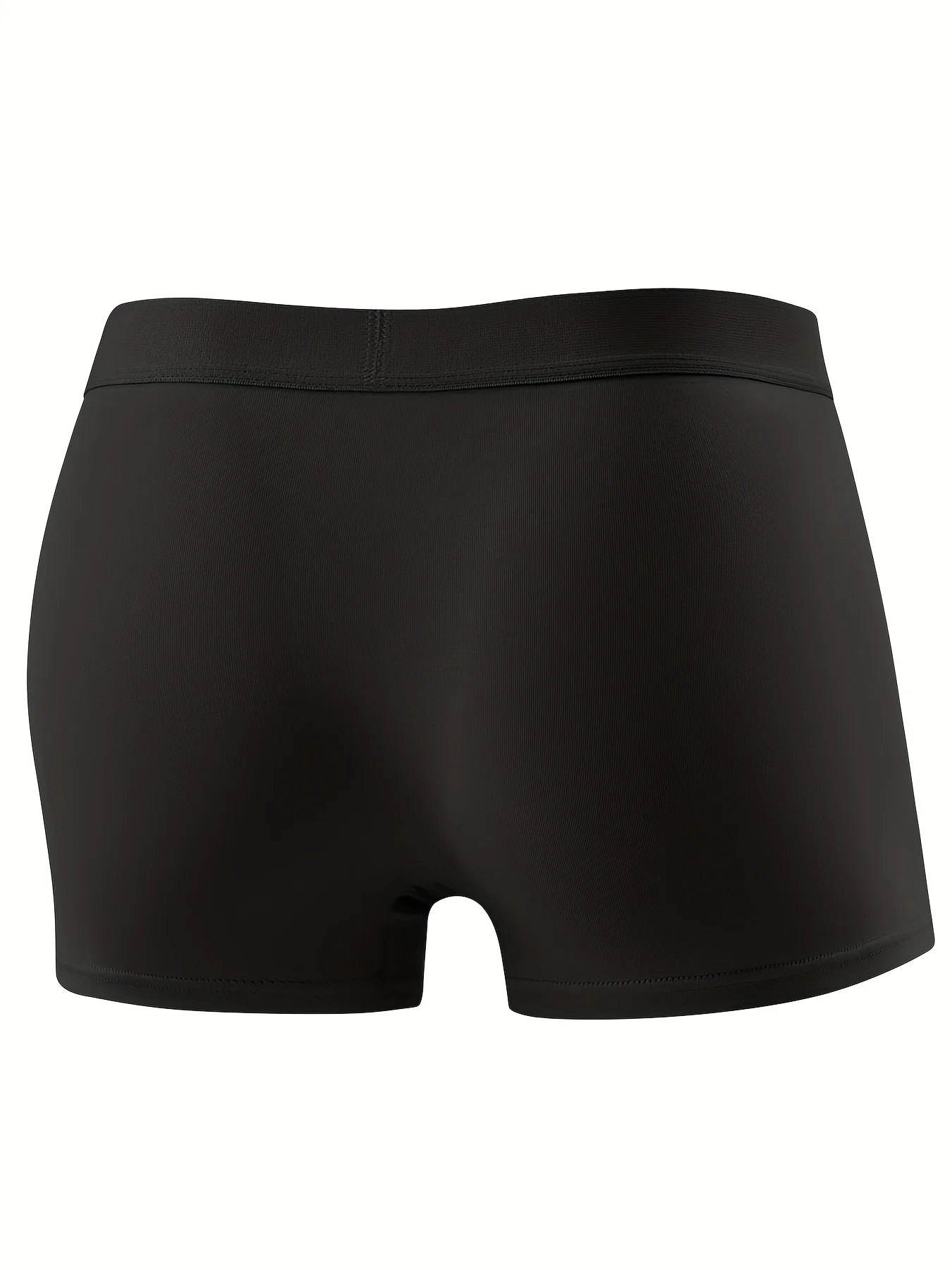 4PCS Men's Underwear A Variety of Print Fashion Trend Comfortable Breathable Black Combination Underwear Sports Stretch