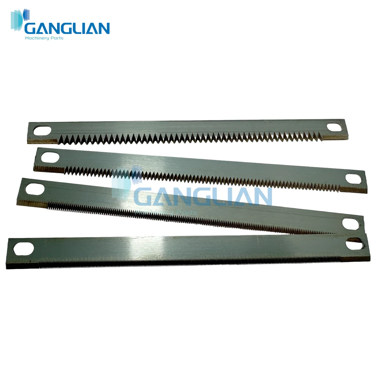 5 Buah Pisau Gigi Kemasan Vertikal Pisau Gigi Pemotong Segel Horisontal untuk Mesin Pengepakan 184X15X1Mm Pitch Gigi: 0.5/1/2/3Mm