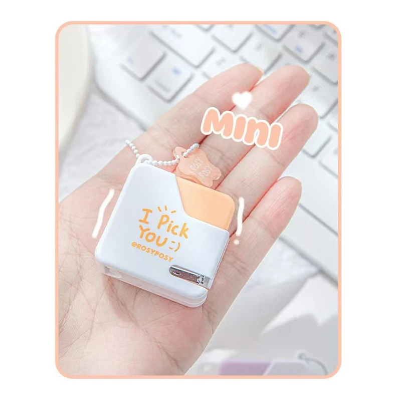 Stapler Gula Kecil Penampilan Tinggi Stapler Mini Portabel Perangkat Pengikat Dokumen dan Data