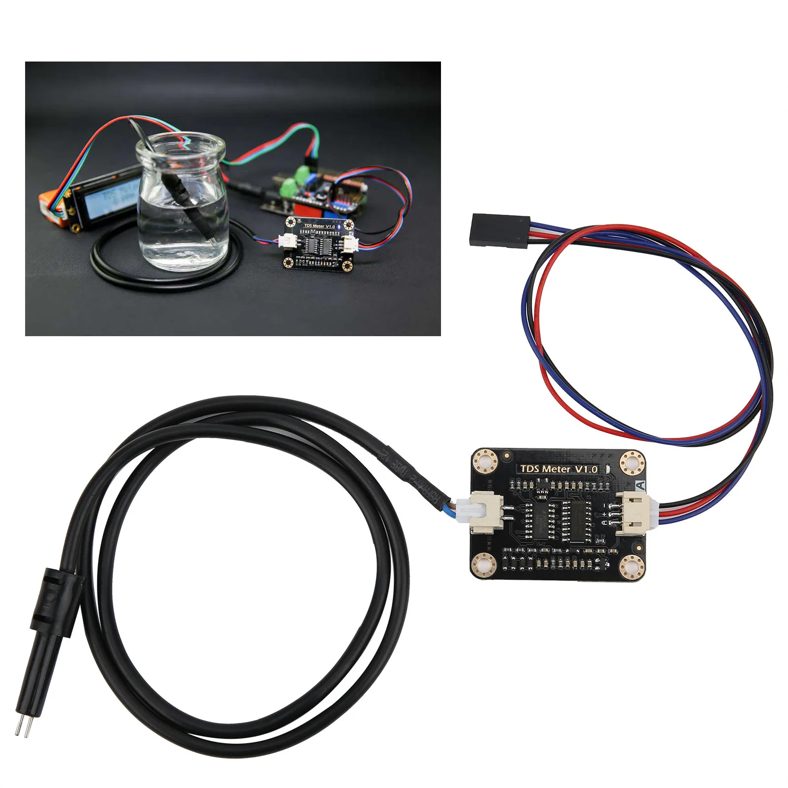 40 Analog TDS Sensor Water Conductivity Sensor For Arduino Liquid Detection Water Quality Monitoring Module DIY TDS Monitor