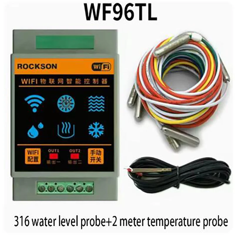 WF96L Wifi Home Water Level Controller Intelligent Sensors Alarm Device Swimming Flows Detection System