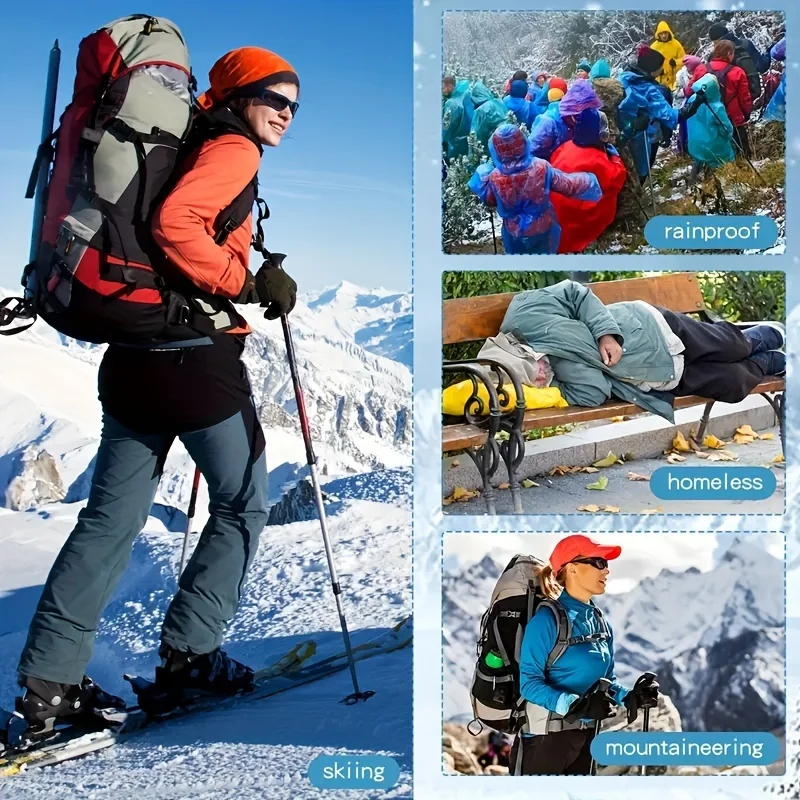 15 coperte termiche di emergenza extra large: lamina d'argento super calda, impermeabile e riflettente