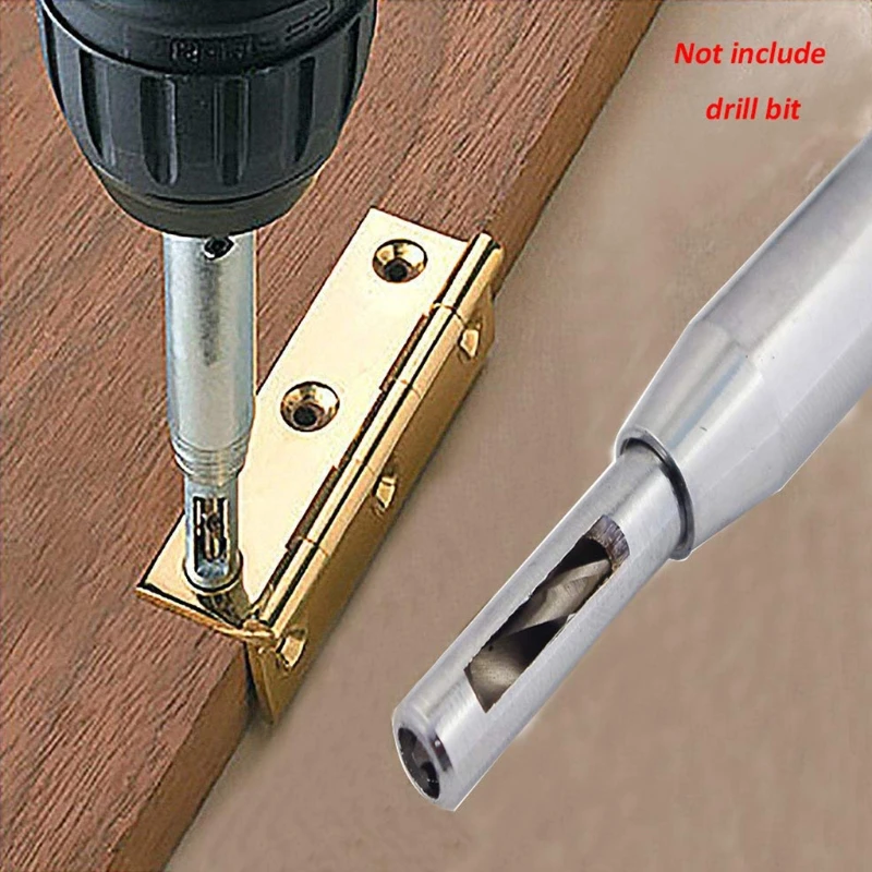 652F Durable Centering Drill Bit with for Key Hinge Set Tools 5/64 Inch 7/64 Inch 9/64 Inch 11/64 Inch for Woodworki