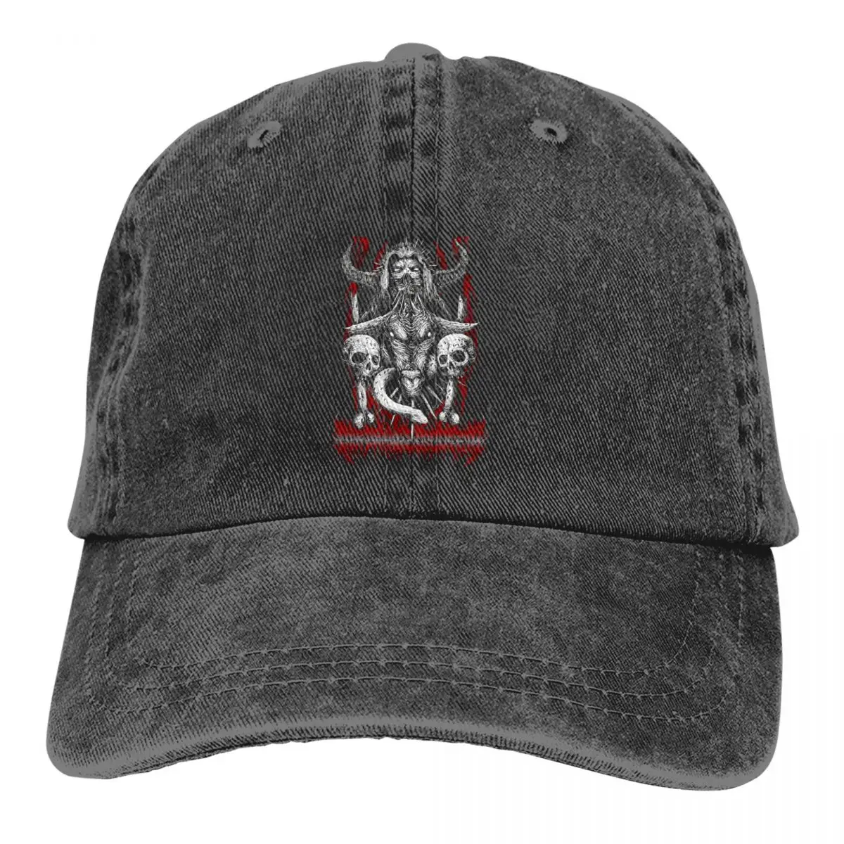 

The Devil Inside Baseball Cap Men Cowboy Hats Women Visor Protection Snapback Baphomet Satan Lucifer Caps