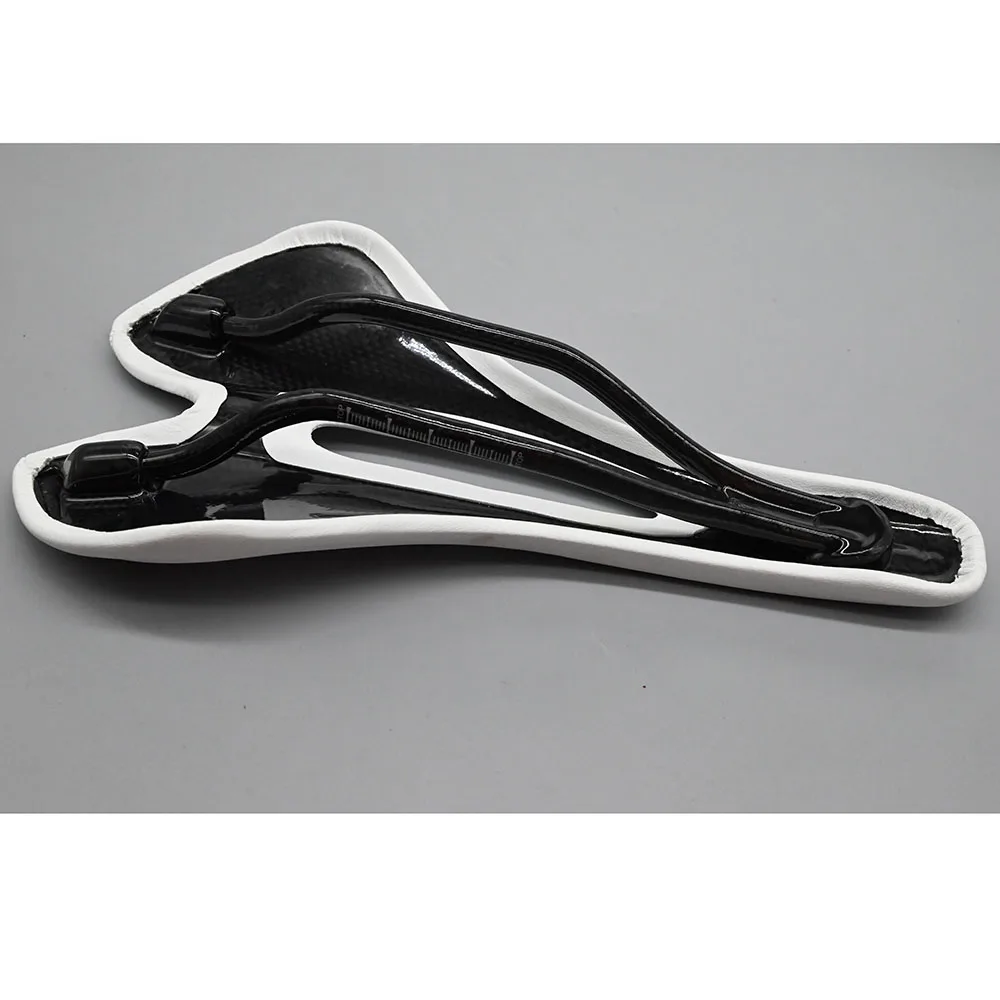 Carbon bicycle saddle MTB Road T800 ultra light bicycle seat comfortable leather EVA riding cushion