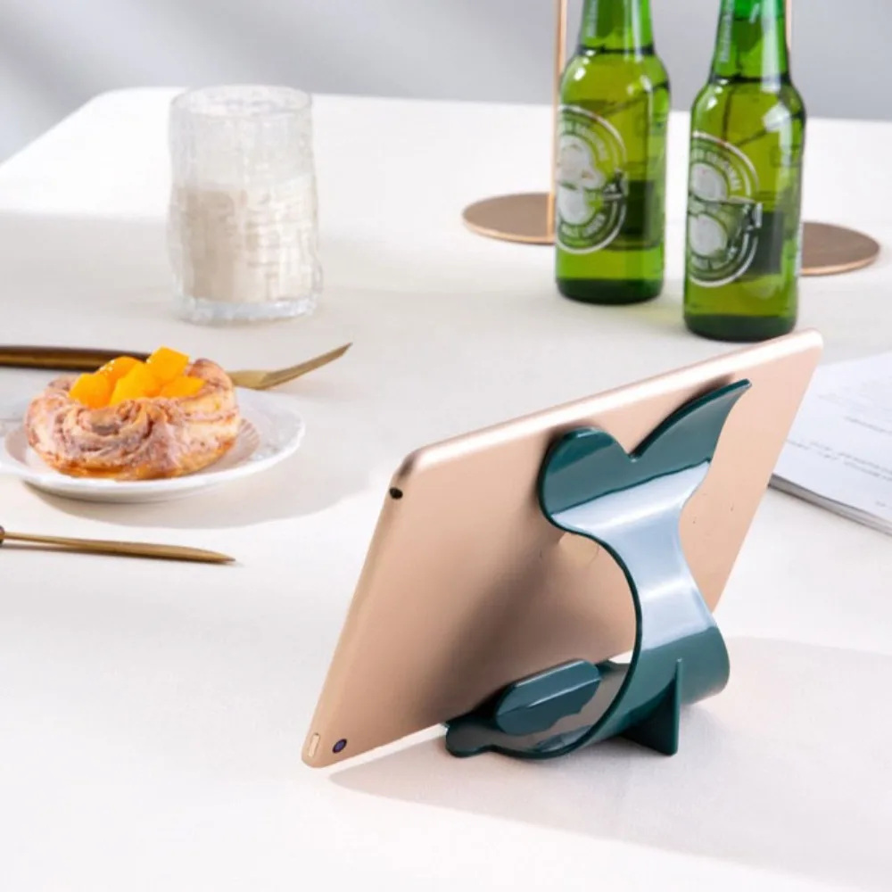 Soporte para teléfono móvil con forma de ballena, soporte para teléfono de escritorio, soporte creativo para teléfono móvil, soporte divertido para teléfono móvil con dibujos animados