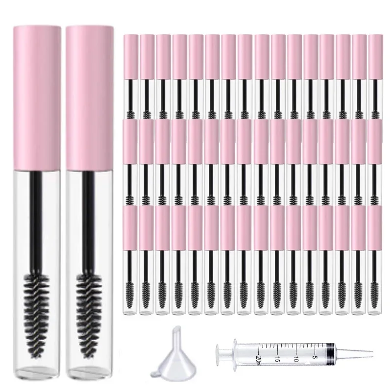 10/20/50 Pz 10 ml Tubo Mascara Vuoto Bacchetta FAI DA TE Crema Per Ciglia Contenitore Trucco Imballaggio Bottiglia di Campione Bottiglie Riutilizzabili di Plastica
