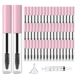 10/20/50Pcs 10ml Empty Mascara Tube DIY Wand Eyelash Cream Container Makeup Packaging Sample Bottle Plastic Refillable Bottles