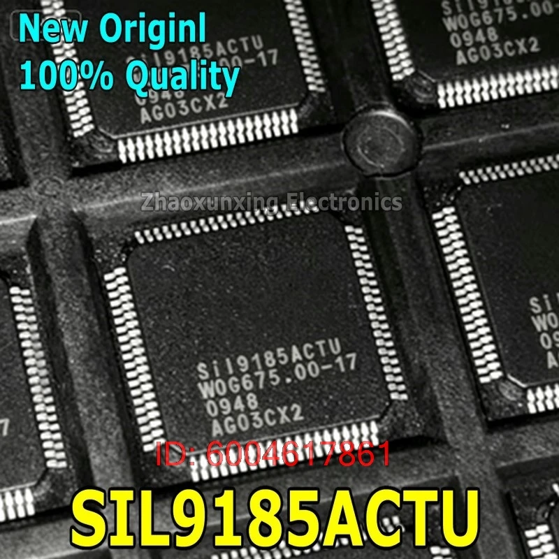 5~10PCS   New  SIL9185ACTU  Sil9185ACTU  Si19185ACTU   9185  QFP-80  LCD screen driver chip