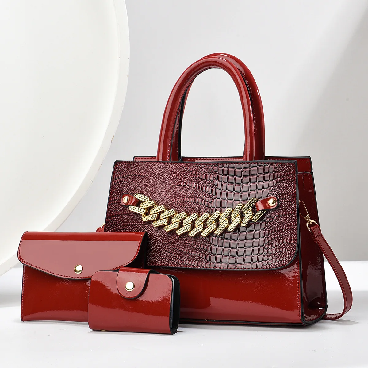 

Fashionable Shoulder Crossbody Bag 2025 Luxury Designer Handbag PU Leather Women Top-handle Shoulder Bag Purse Totes Bag