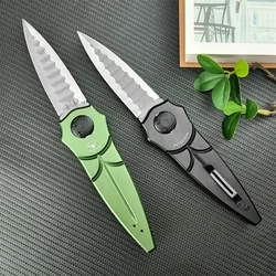 High Hardness EDC PARAGOD Piranha Outdoor Tactical Folding Knife D2 Blade Aluminum Alloy Handle Camping Hunting Pocket Knives