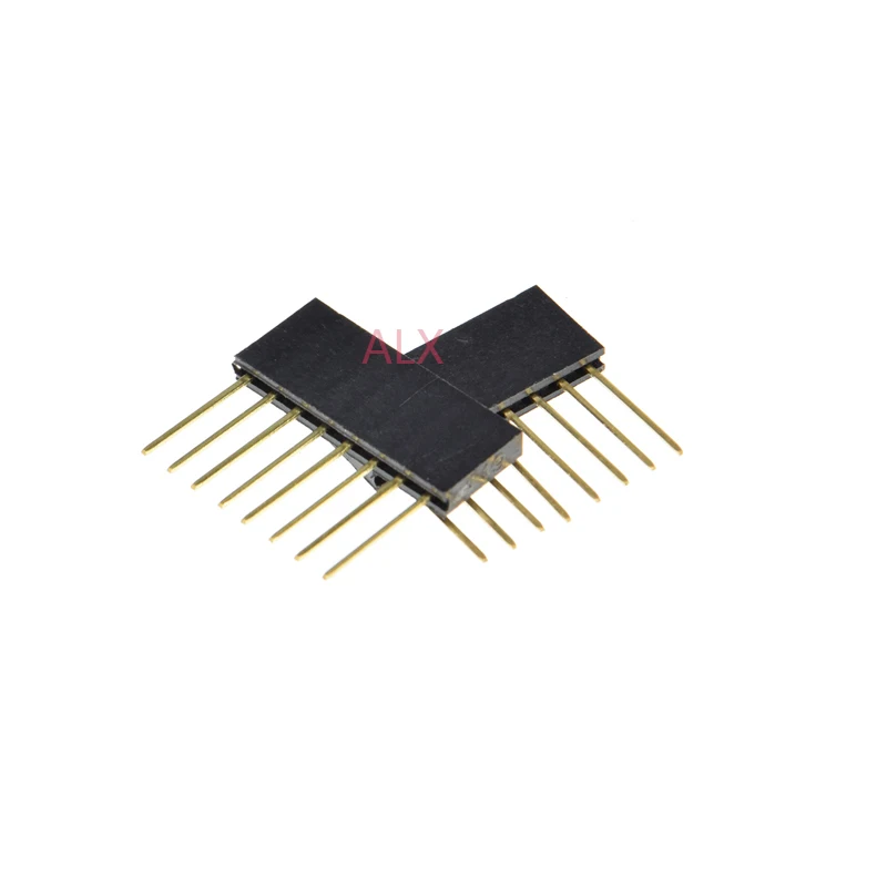 20PCS 8 PIN Single Row Straight FEMALE PIN HEADER 2.54MM PITCH pin long 11MM Strip Connector Socket 1X8 8PIN FOR arduino PCB