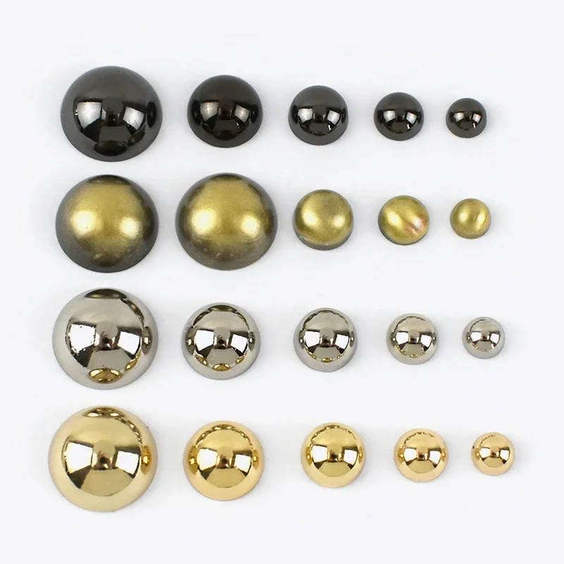 20Pcs 8/10/12/15/20mm Mashroom Head Rivet Metal Buckle Screw Spikes Bags Handbag Studs Button Nail Riveter Clasp DIY Accessories