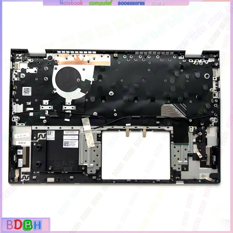 New For Dell Inspiron 15 5501 Palmrest Non-Backlit Keyboard Upper Case 06XCC3