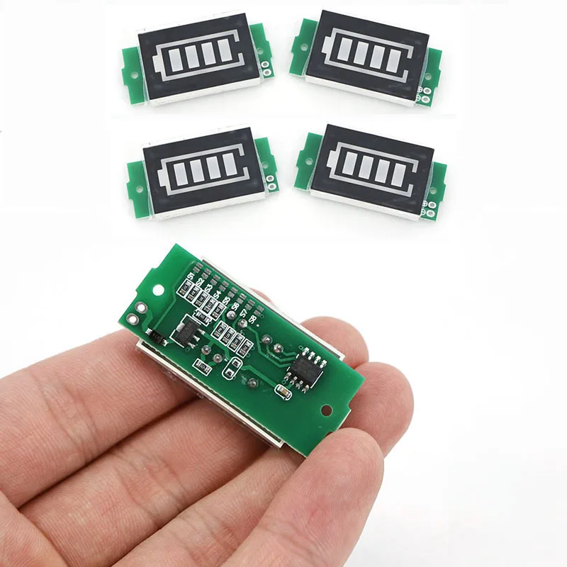 1-8S Single 3.7V Lithium Battery Capacity Indicator Tester 4.2V Display Electric Vehicle Battery Power Tester Li-ion N6