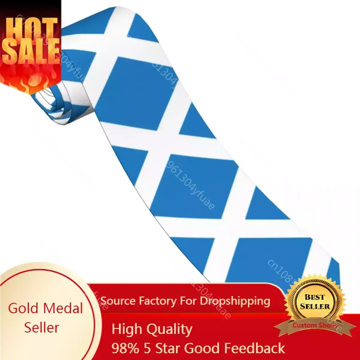 

Scotland Flag Tie For Men Women Necktie Tie Clothing Accessories