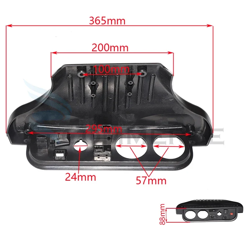 لوحة قيادة متعددة الوظائف مناسبة لـ 50cc 70cc 90cc 110cc 125cc 150cc 250cc ATV Go kart Buggy ملحقات الدراجة الرباعية #3